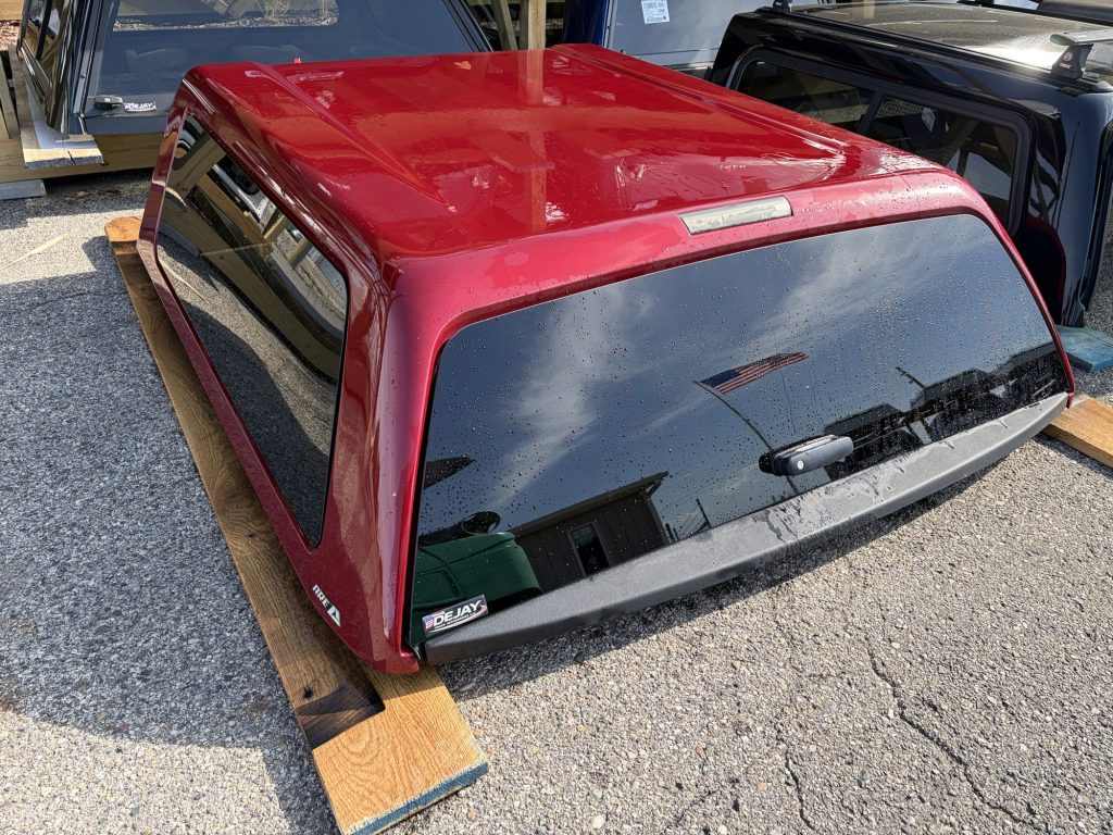 2019+ Chevrolet 1500 5’8” ARE Truck Cap in Cajun Red